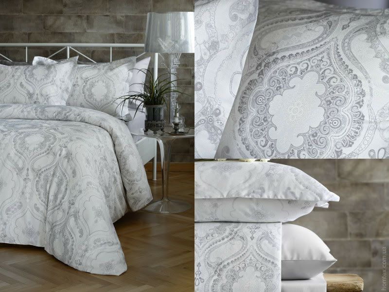 Постельное белье Pavia NORA GREY (GRI) серый семейный 39272 фото