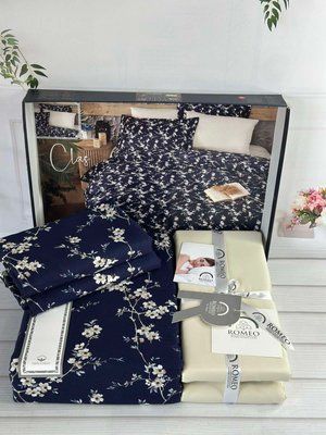 Постільна білизна сатин Romeo Home Clas євро 209528 фото