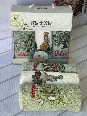 Набор махровых полотенец Mame 30х50 см из 3-ти штук модель 5 208692 фото