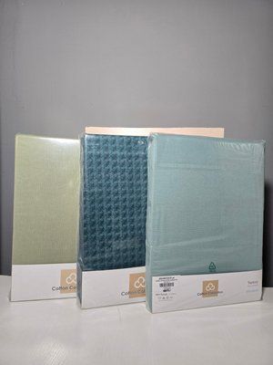 Простынь на резинке c наволочкой из фланели Cotton Collection 100х200 см + 25 см, в ассортименте модель 3 213025 фото