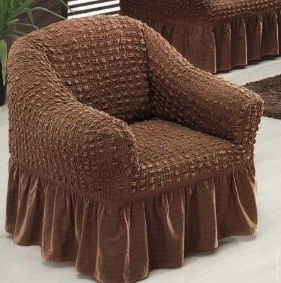 Чохол для крісла Arya Burumcuk коричневий 65067 фото
