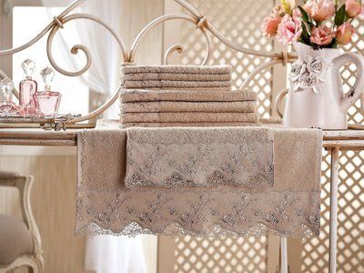 Полотенце Gul Guler Firuze Beige 50х90 см 26112 фото