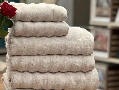 Махровое полотенце Tac Tanes micro cotton Vizon 50х90 см 218373 фото
