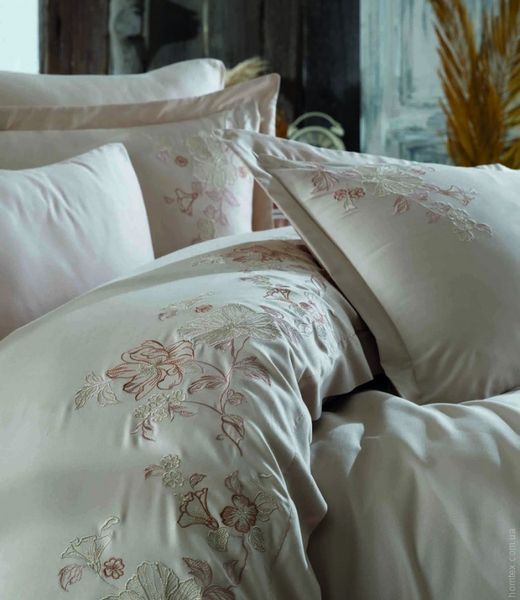 Постільна білизна Dantela Vita Embroidered Alisse євро 65483 фото