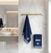Набор полотенец Maison D'or Paris Delon Navy из 3-х штук 30x50 см+ 50x100 см+ 75x150 см синие 196775 фото 4