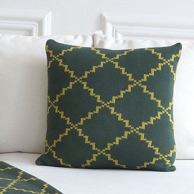 Наволочка La Modno Diamond Green-Yellow 45x45 см 116231 фото