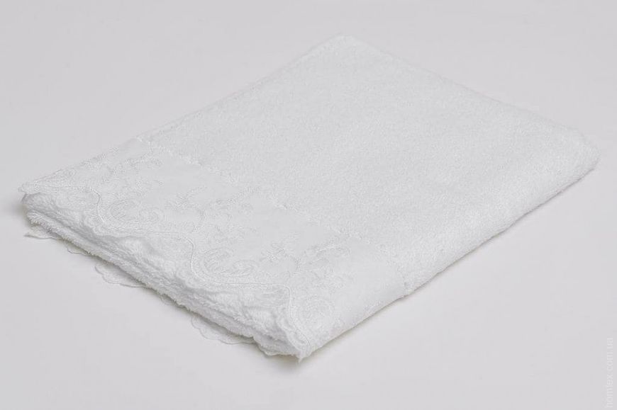 Рушник Gul Guler Defne white 50x90 см 63331 фото
