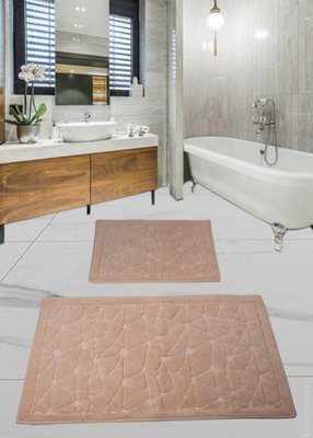 Набір килимків для ванної кімнати Diva Camparcasi Cream 60x100+50x60 см 106852 фото