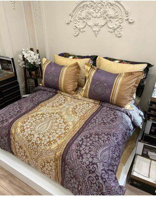 Постельное белье TAC Delux Damas gri семейный 182935 фото