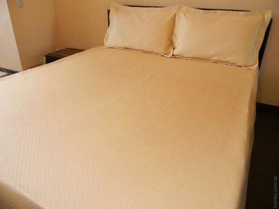 Покрывало хлопок GoldenTex T-1151-1 желтое 240x260 см 49320 фото