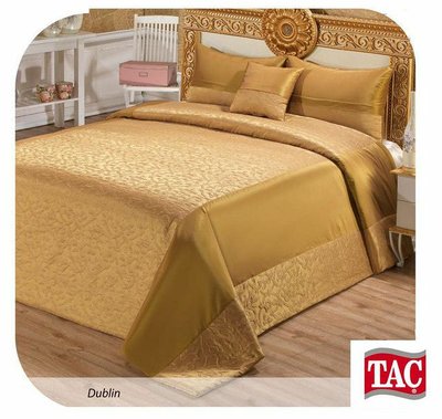 Покривало TAC Dublin gold 260х270 див. 39077 фото