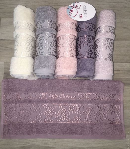 Набор махровых полотенец Cestepe VIP Cotton Buket из 6 штук 50х90 см 78806 фото