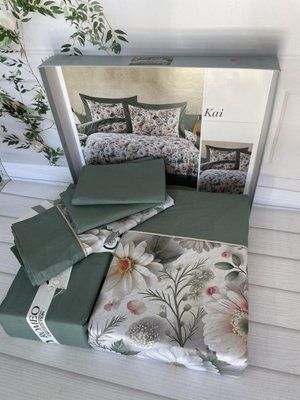 Постельное белье Romeo Home поплин Kai евро 211407 фото