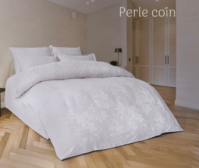 Постельное белье Altinbasak жаккард Perle coin евро 205740 фото