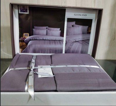Постільна білизна First Choice Deluxe Ranforce Glosland lavender євро 193725 фото