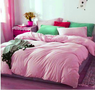 Постельное белье Almira Mix фланель Ярко-Розовый Премиум двуспальный 87996 фото