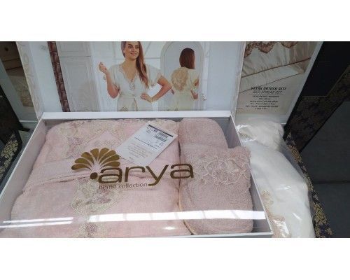Халат Arya Clara рожевий S/M 123059 фото